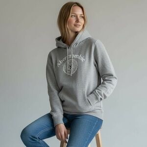 Abercrombie & Fitch Gray Hoodie